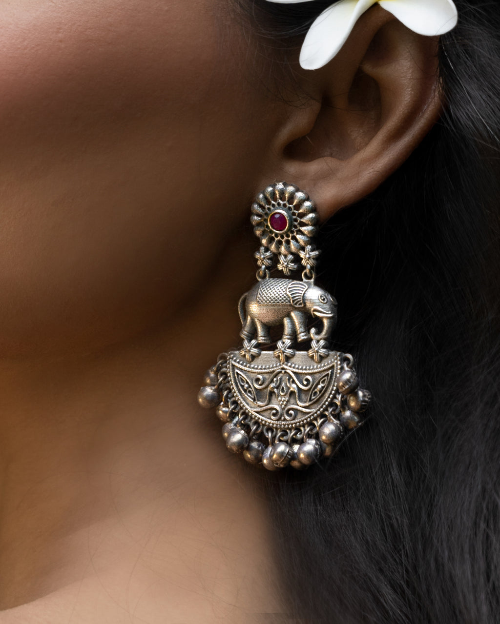 Royal Heritage Elephant Dangler Earrings