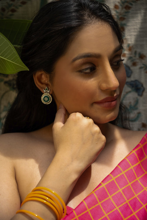 Emerelle Regal Floral Stud Earrings