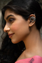 Noir Halo Ear Cuff Statement Earrings