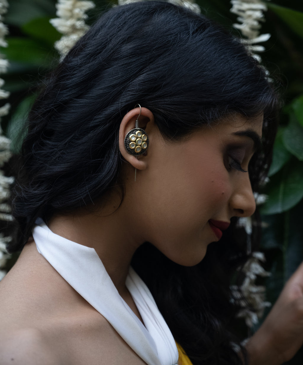 Noorvanshi Kundan Ear Cuff