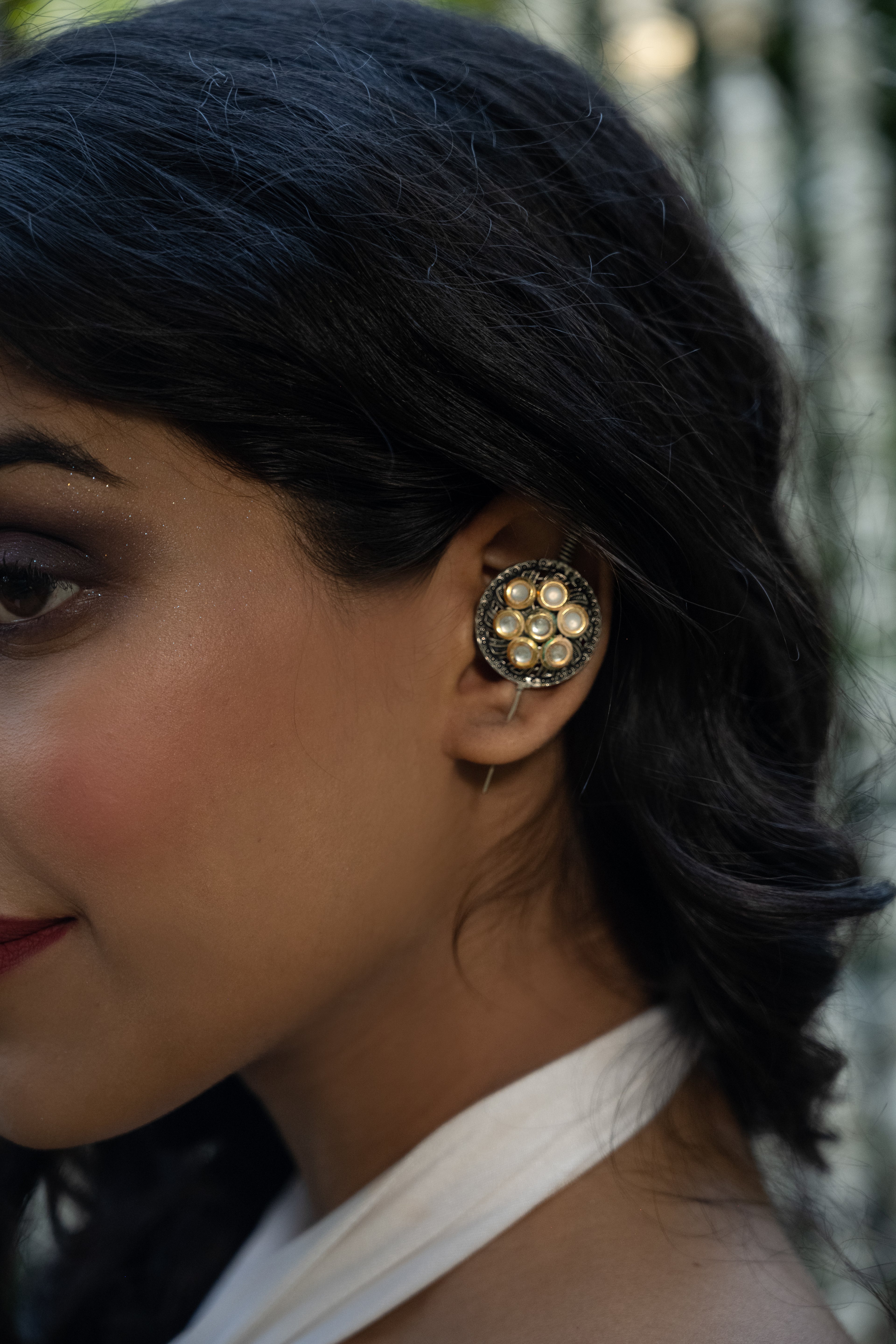 Noorvanshi Kundan Ear Cuff