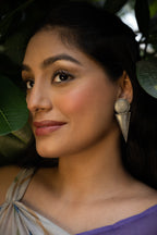 Noir Geometry Statement Earrings