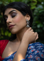 Mayura Heritage Bird Jhumki Earrings
