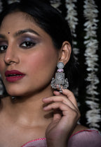 Blush Heritage Peacock Dangler Earrings