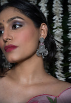 Blush Heritage Peacock Dangler Earrings