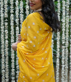 Sunlit Bloom Chanderi Saree