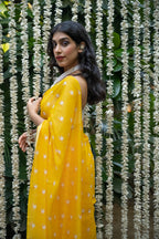 Sunlit Bloom Chanderi Saree