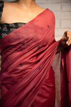 Rosewood Grace Chanderi Saree