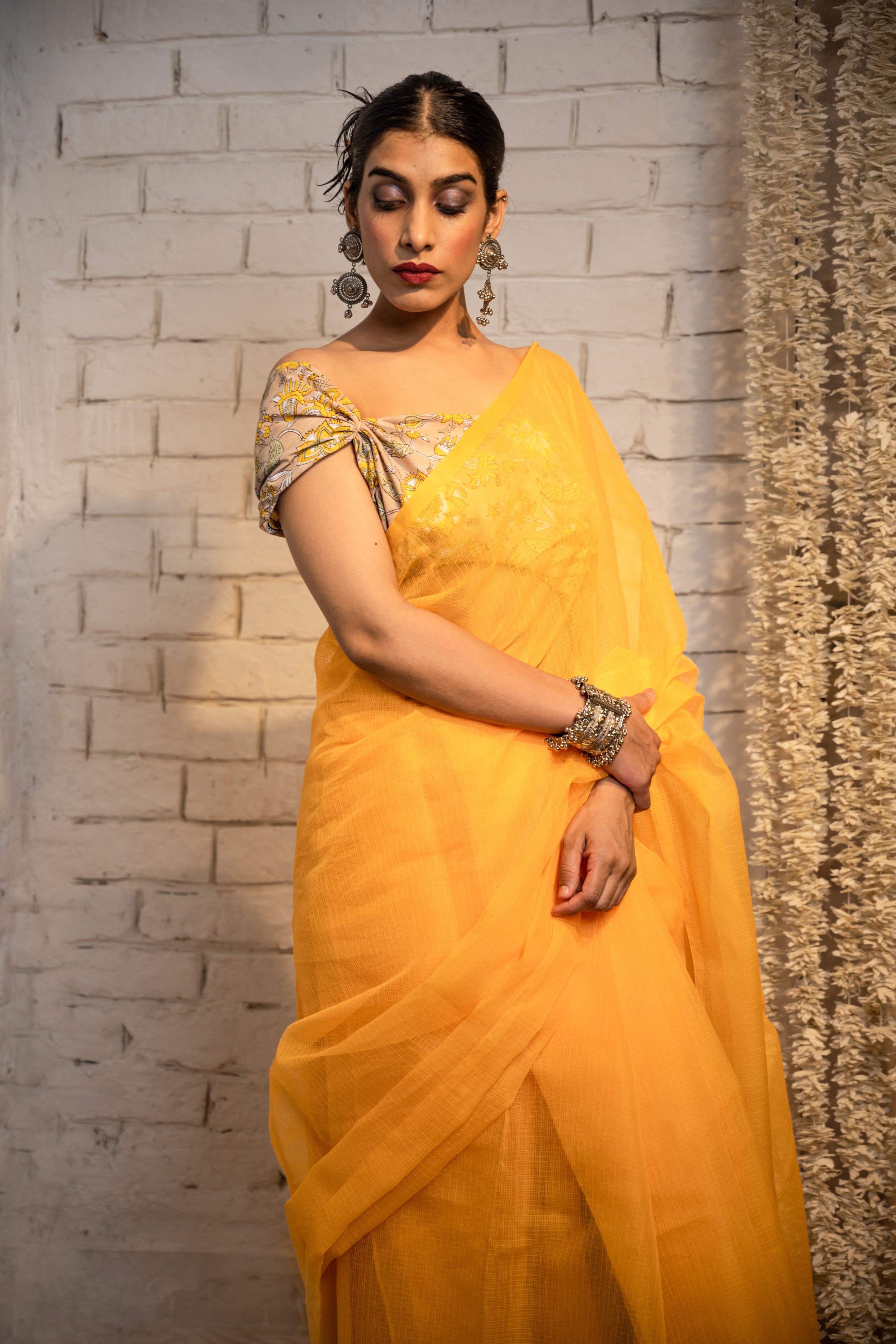 Sunlit Grace Kota Saree