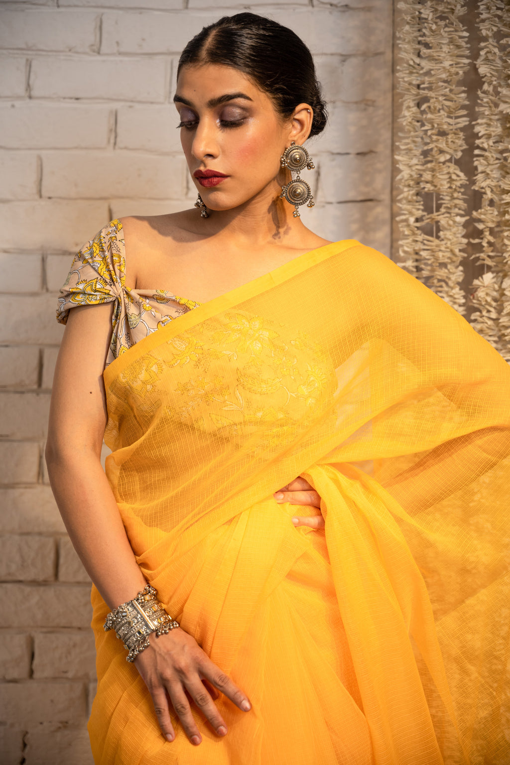Sunlit Grace Kota Saree