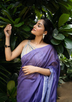 Lavender Mist Chanderi Saree