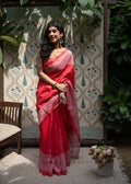 Scarlet Grace Chanderi Saree