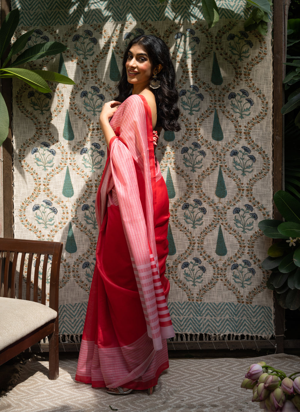 Scarlet Grace Chanderi Saree