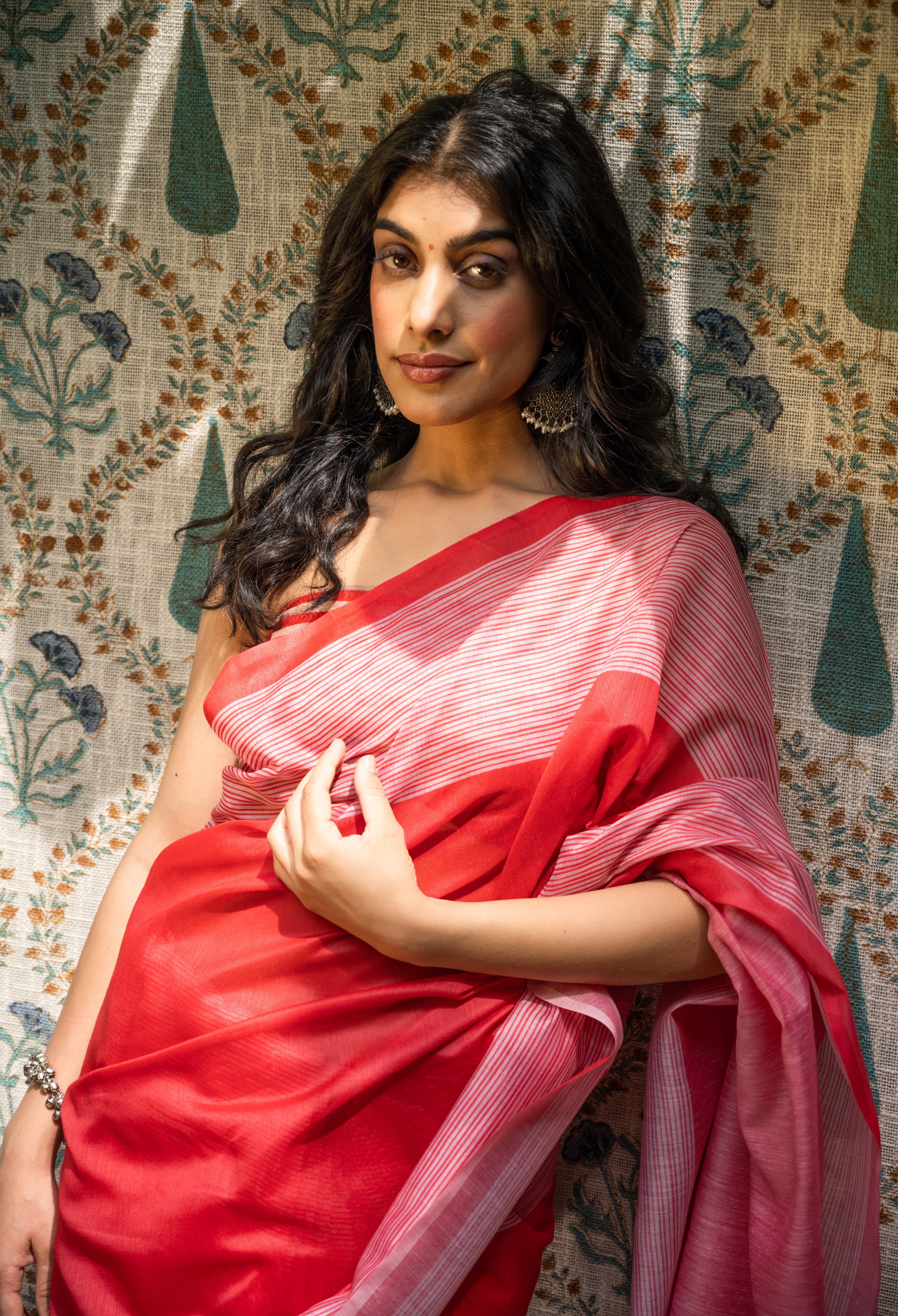 Scarlet Grace Chanderi Saree