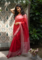Scarlet Grace Chanderi Saree