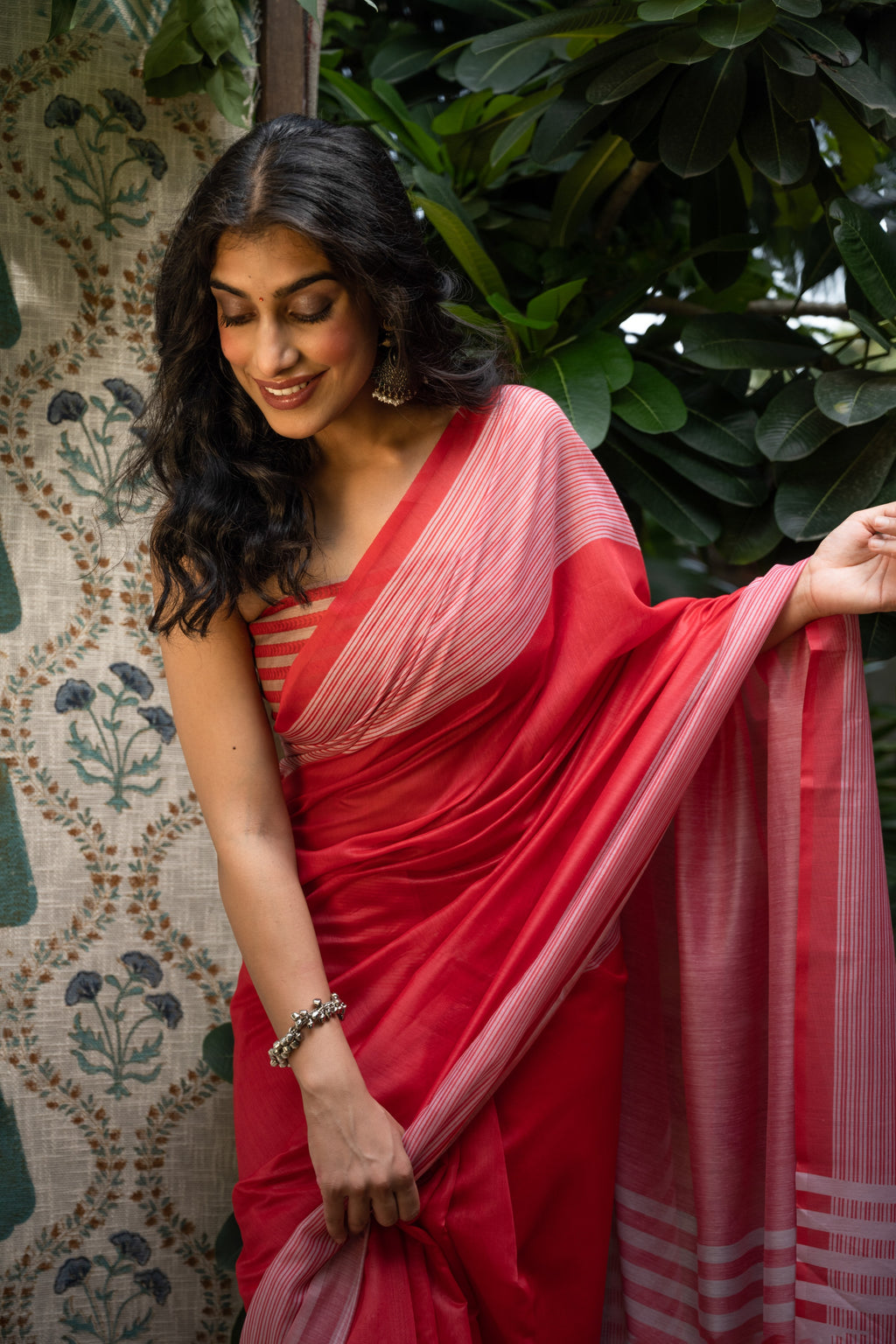 Scarlet Grace Chanderi Saree